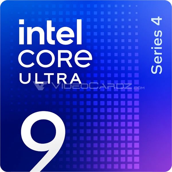 Le site VideoCardz présente le logo supposé de cette prochaine génération de CPU Intel. © VideoCardz