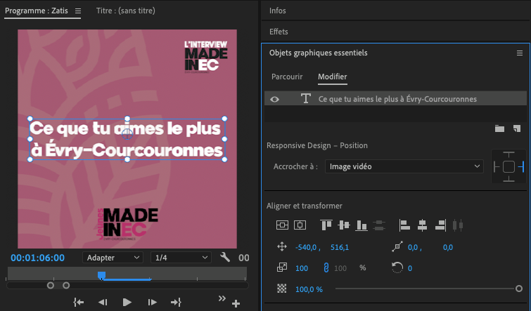 Premiere Pro Texte 1