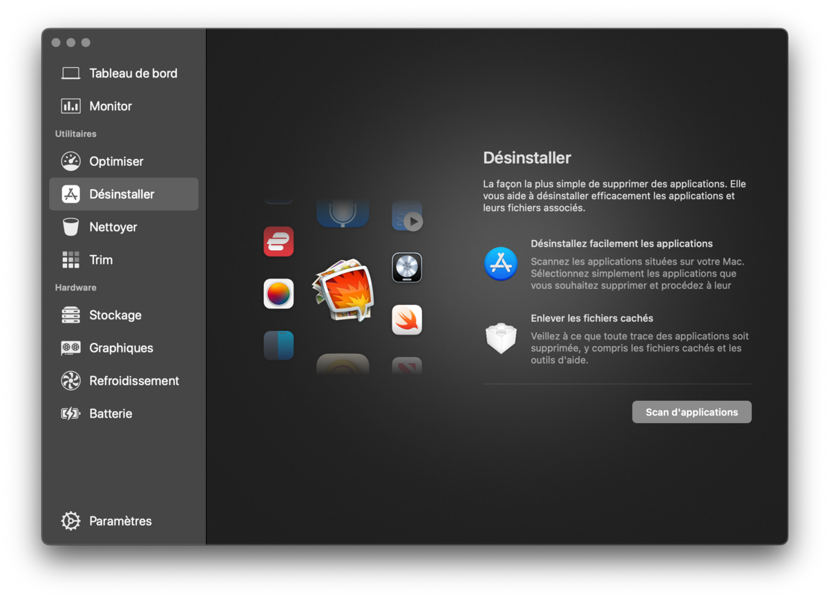 Désinstallez proprement les applications et leurs fichiers associés pour un système plus performant.