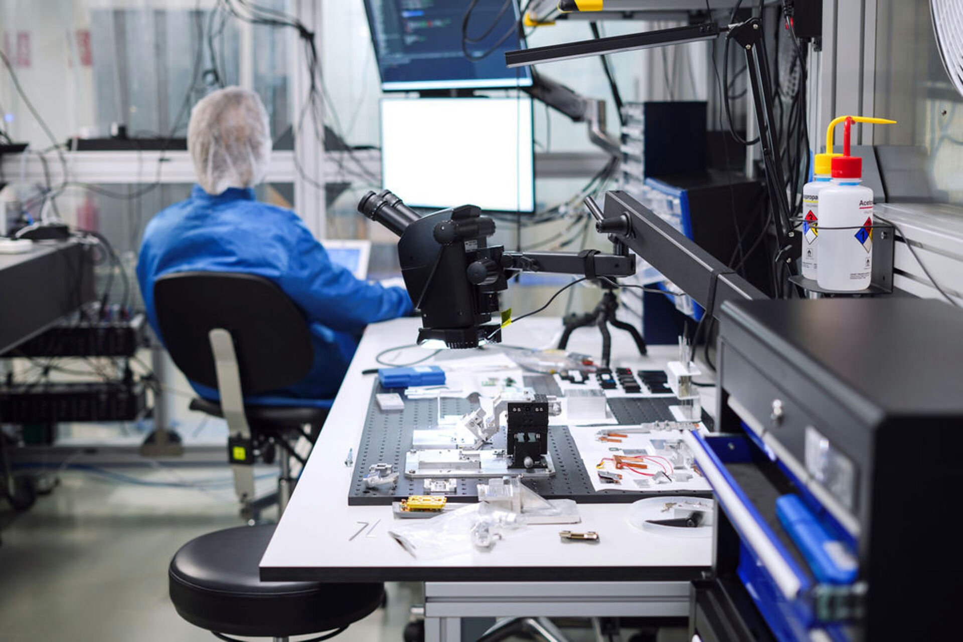 LE Laboratoire de nano-assemblage de C12. © Sophie Derrien / C12