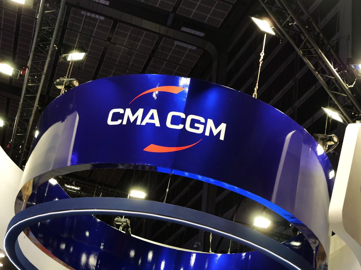 Un aperçu du stand CMA CGM à VivaTech cette année © Alexandre Boero / Clubic