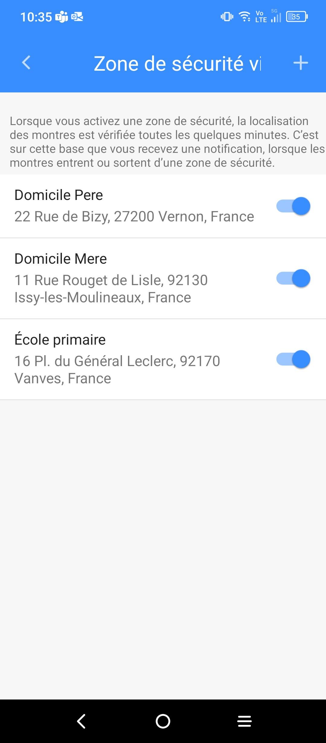 Définir des zones de sécurité est un jeu d'enfant. 