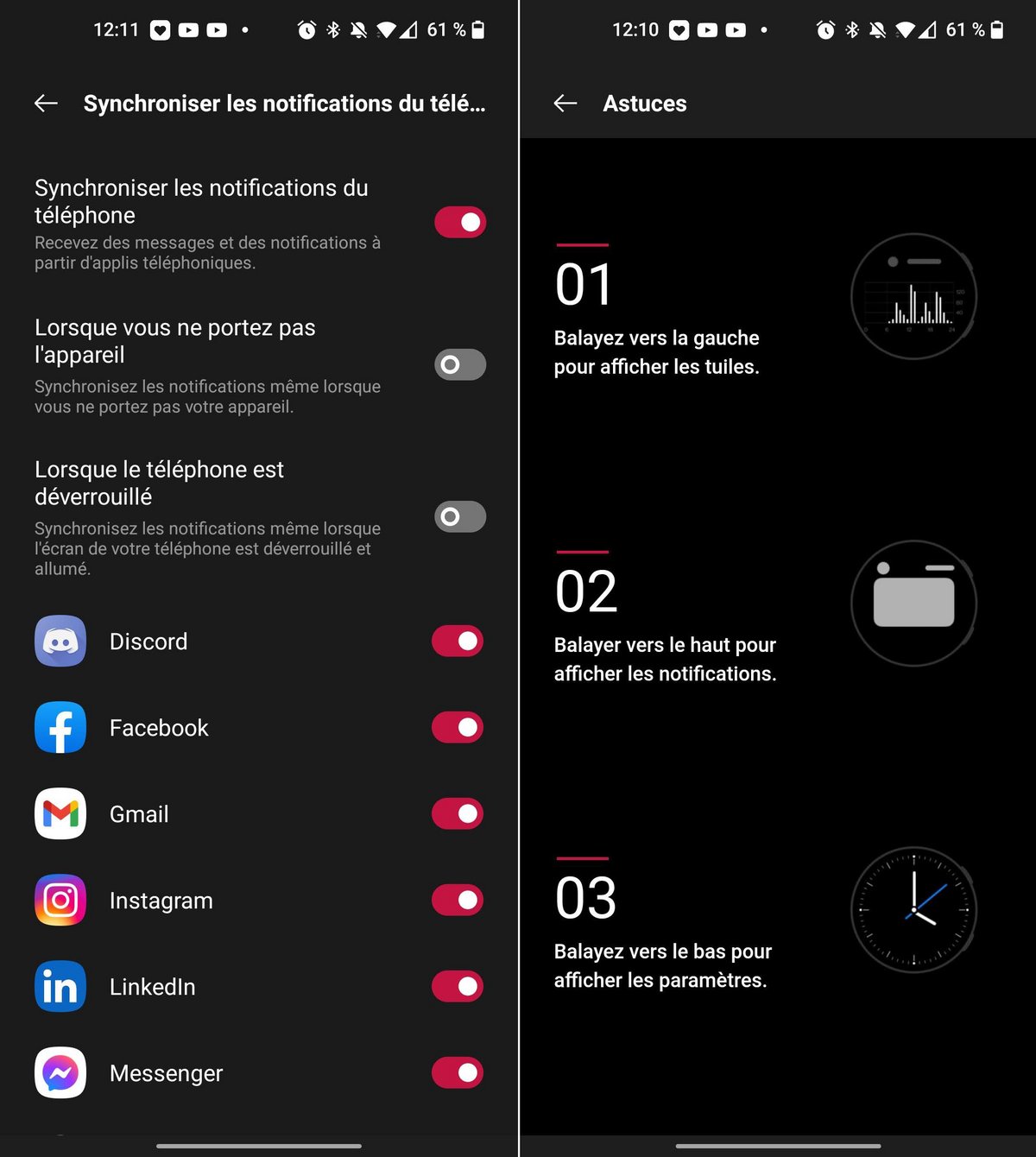 notifications oneplus watch