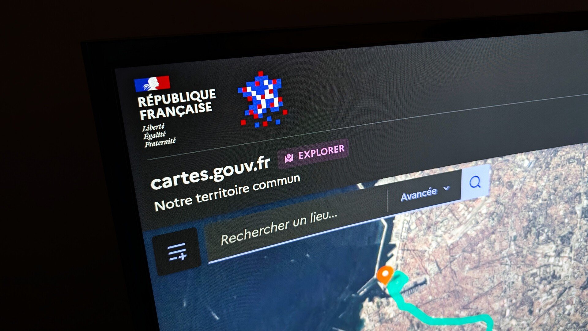 Voici à quoi ressemble Cartes.gouv.fr, une fois ouvert. © Alexandre Boero / Clubic
