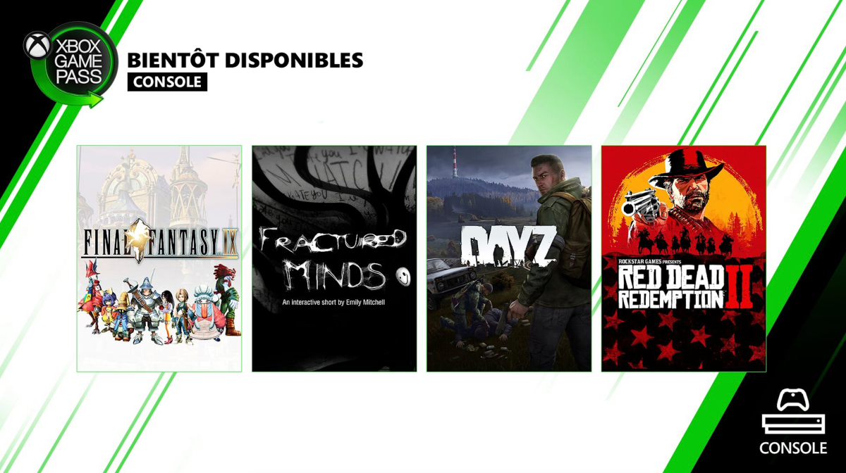 Xbox Game Pass console mai 2020