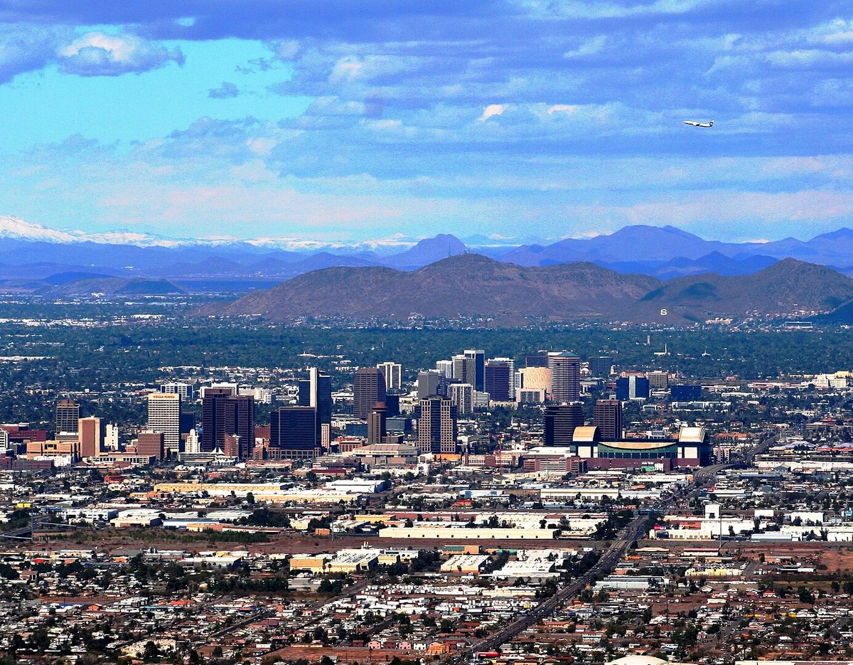 Phoenix, située au sud-ouest des Etats-Unis, est la capitale de l'Arizona  ©  DGustafson / Wikipedia