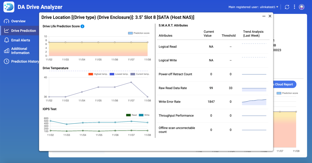 QNAP DA Drive Analyzer