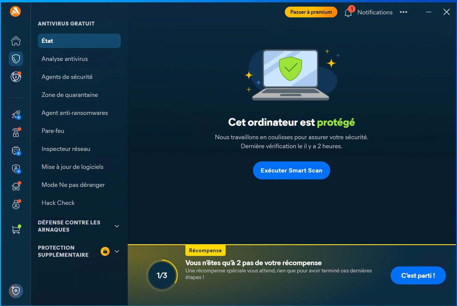 Depuis plus d'une décennie, Avast propose une proposition compétente et sans frais. © Avast