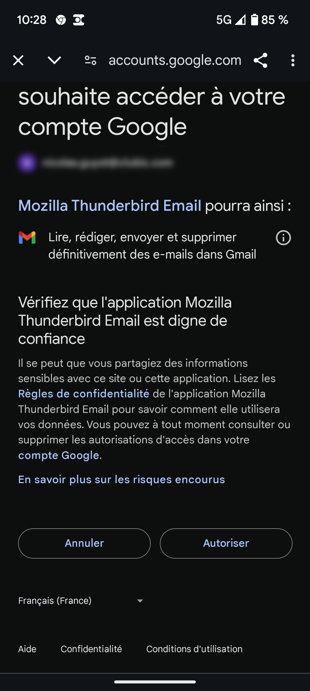 Thunderbird Android