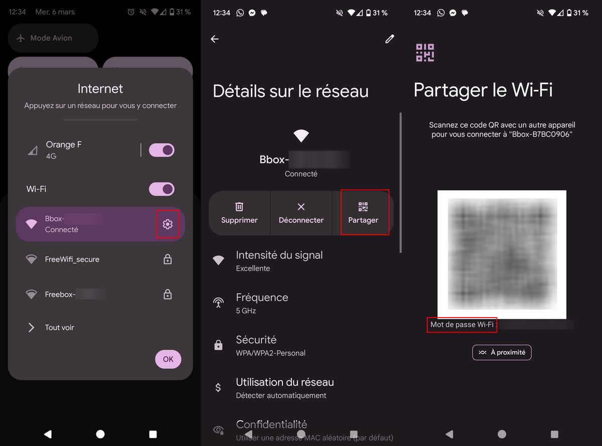 Trouvez votre mot de passe Wi-Fi sur Android © Clubic