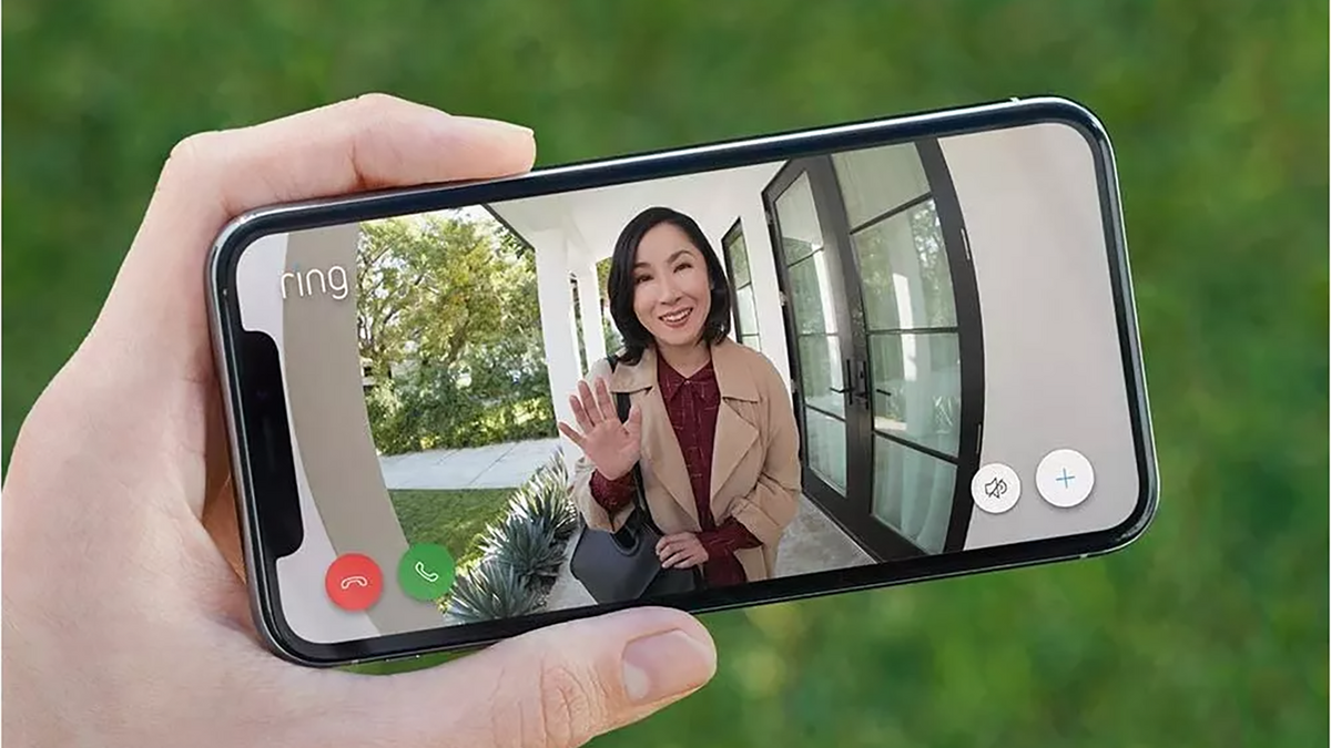 La caméra Ring Video Doorbell sur smartphone