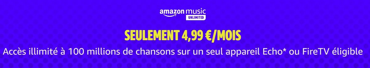 Amazon Music - L'offre Echo