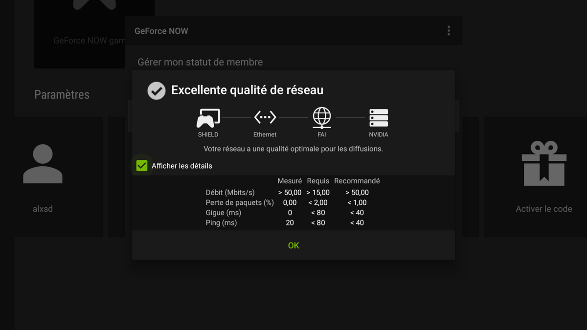 Test GeForce Now