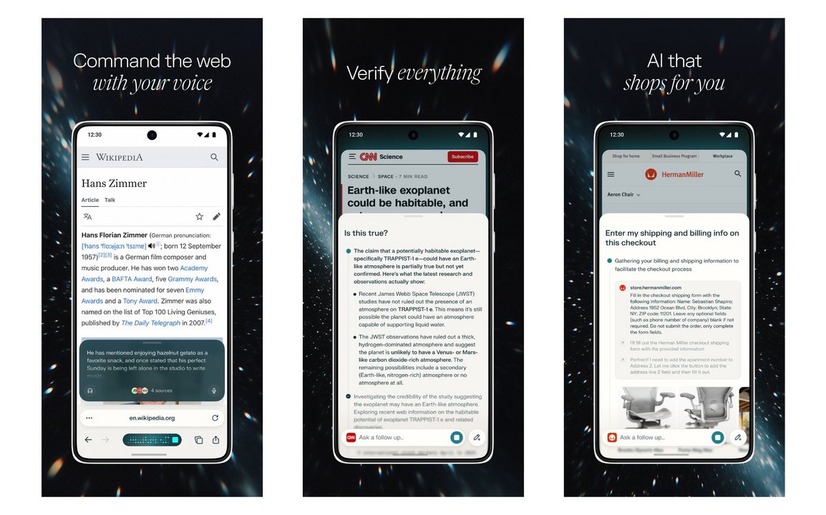 De nombreuses fonctionnalités disponibles pour booster les recherches et la productivité. ©Perplexity