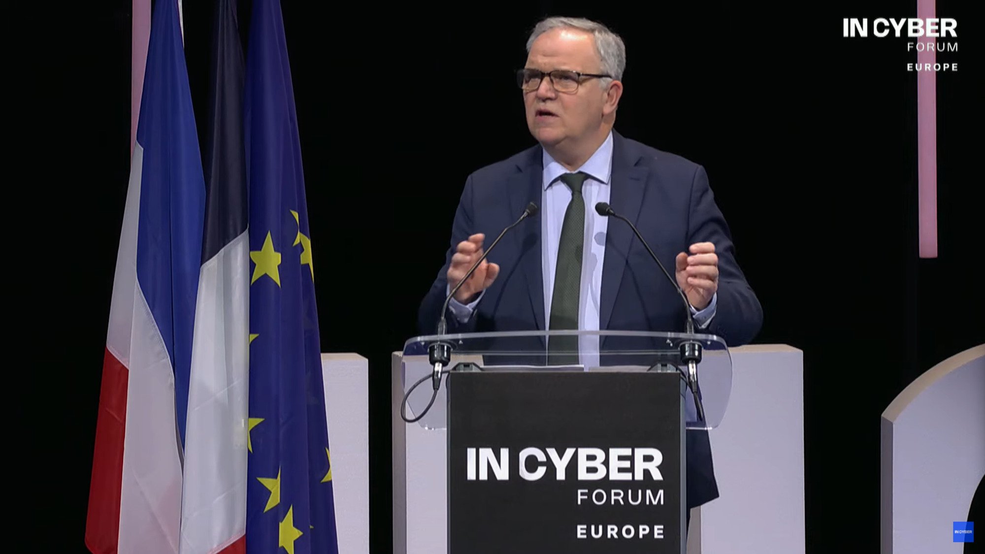 François-Noël Buffet, ministre auprès du ministre d'État, ministre de l'Intérieur © Forum InCyber