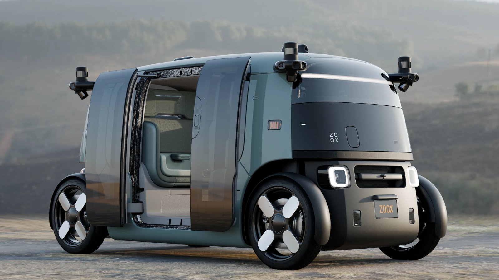 Le robotaxi de Zoox, filiale d'Amazon. ©Zoox
