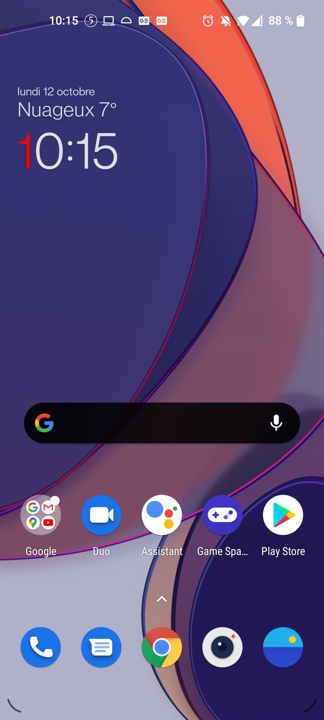 Interface OnePlus 8T