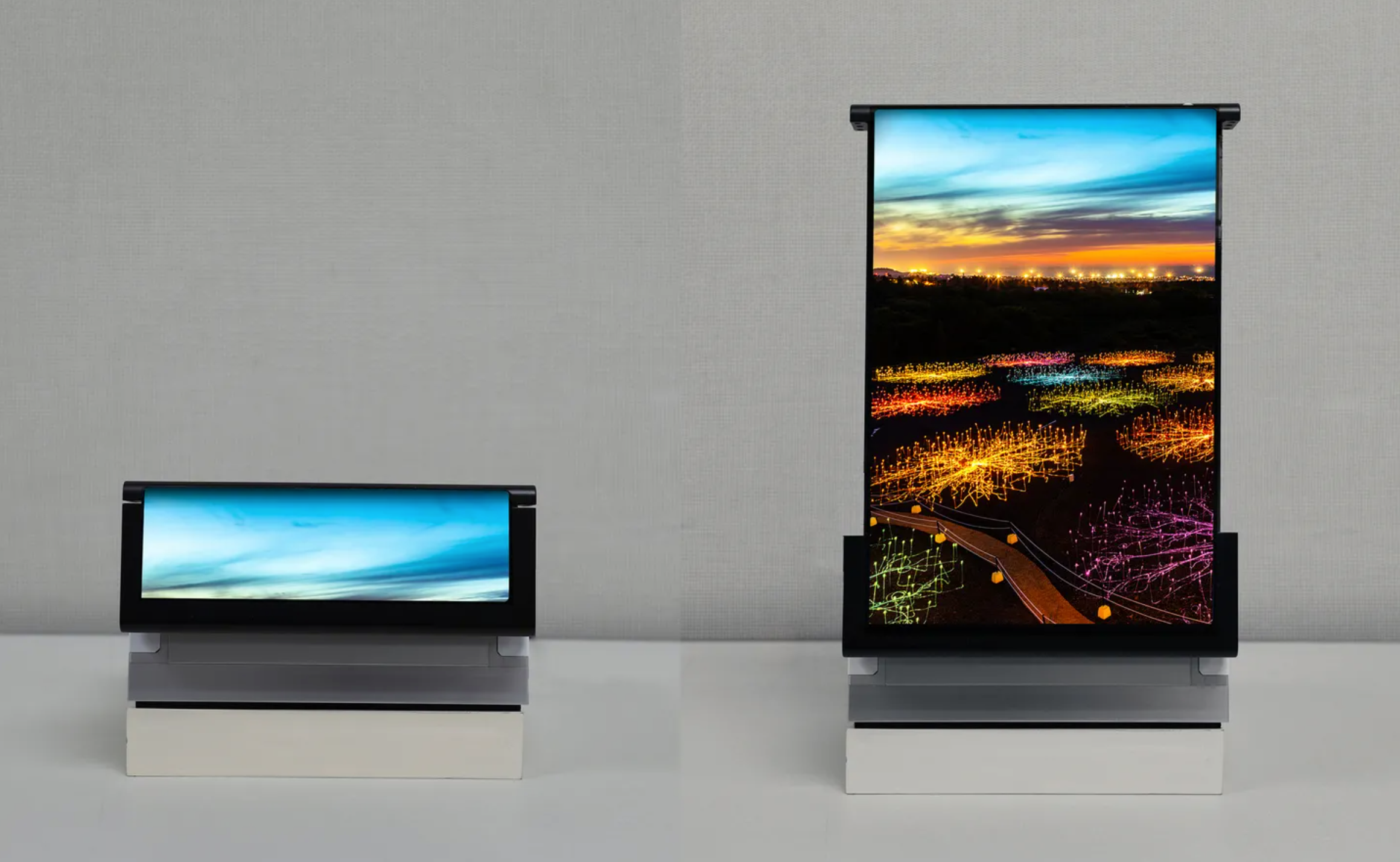 Le smartphone a écran enroulable de Samsung © Samsung Display