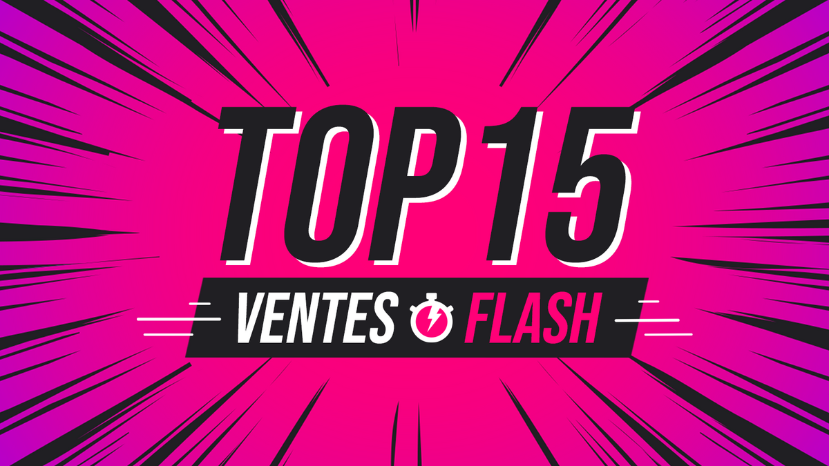 Top 15 ventes Flash