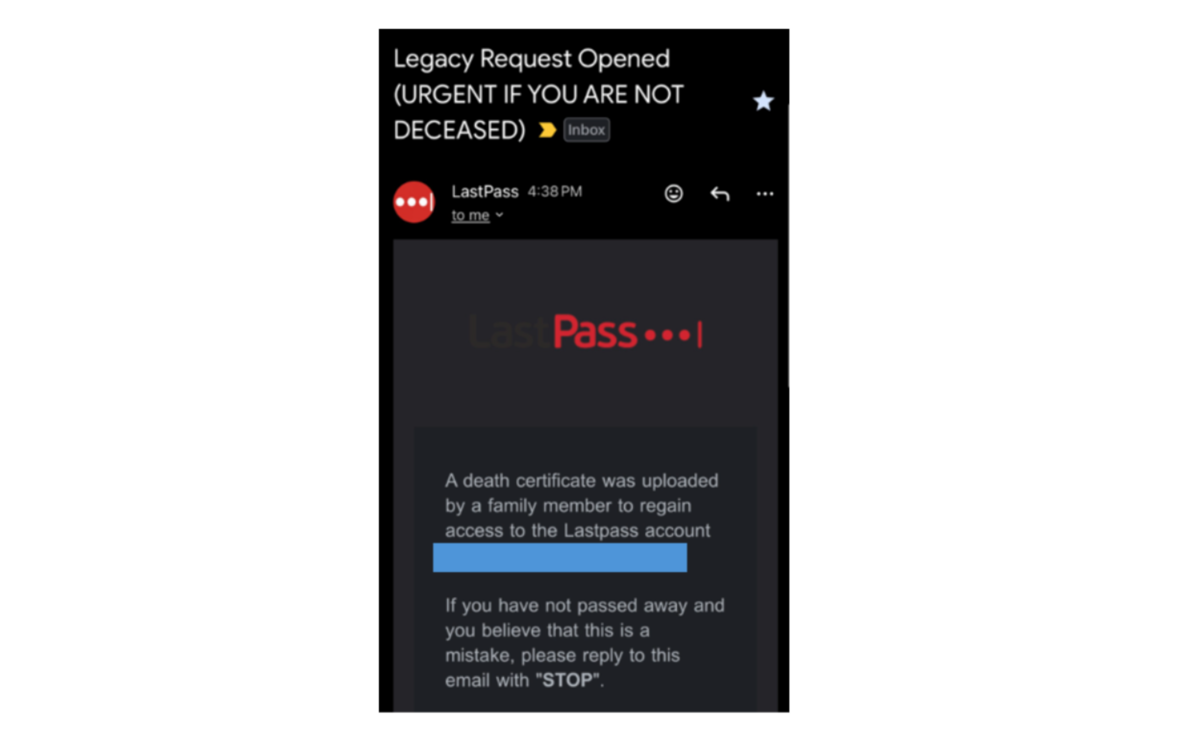 LastPass scam