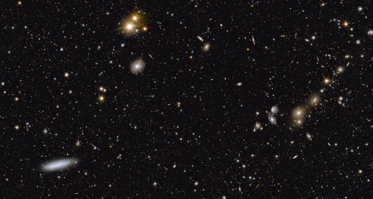 Extrait de la première mosaïque produite par le télescope Euclid, avec des millions de galaxies. ©  ESA/Euclid/Euclid Consortium/NASA/CEA Paris-Saclay, image proc J.-C. Cuillandre, E. Bertin, G. Anselmi CC BY-SA 3.0 IGO