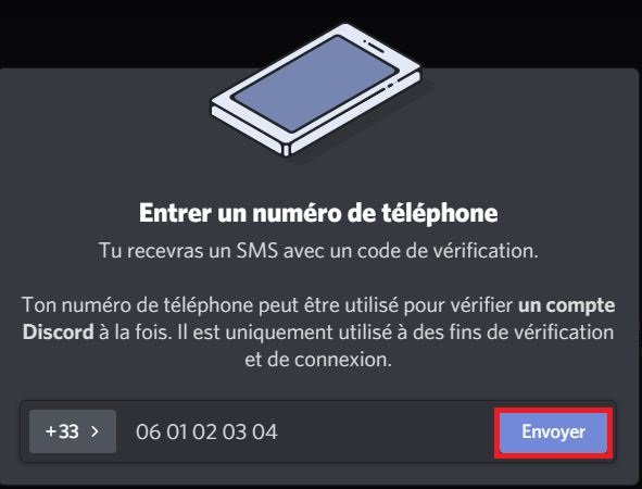 tuto discord deux facteurs sms