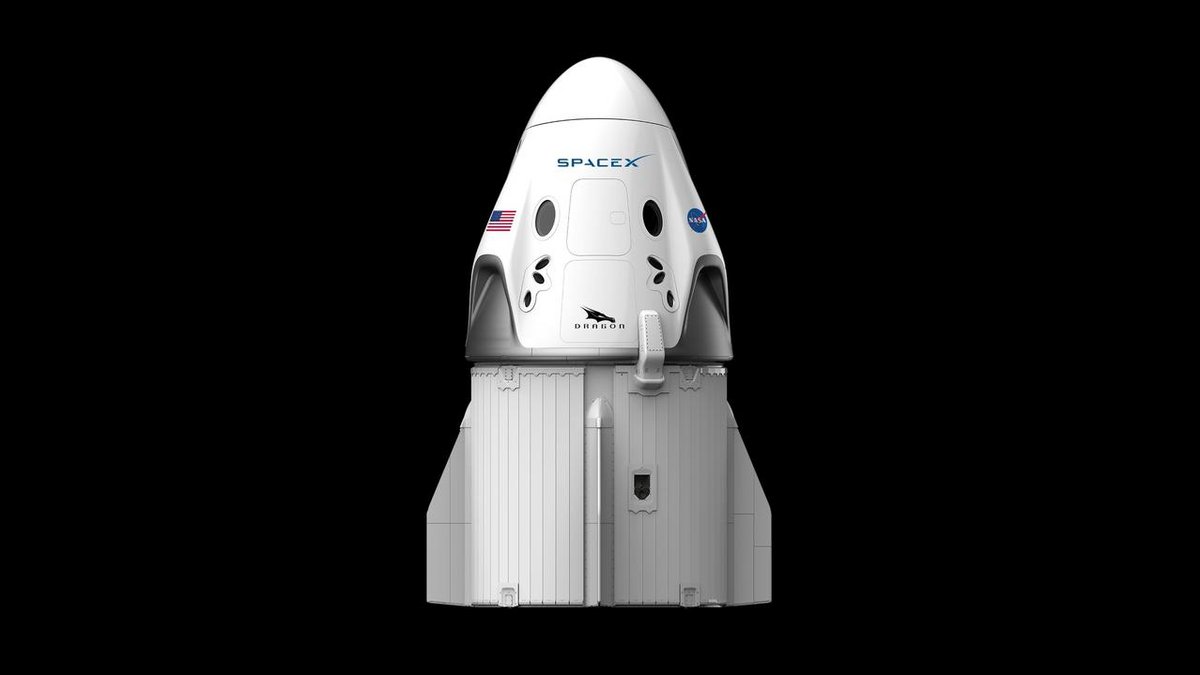 La capsule Crew Dragon. Crédits SpaceX