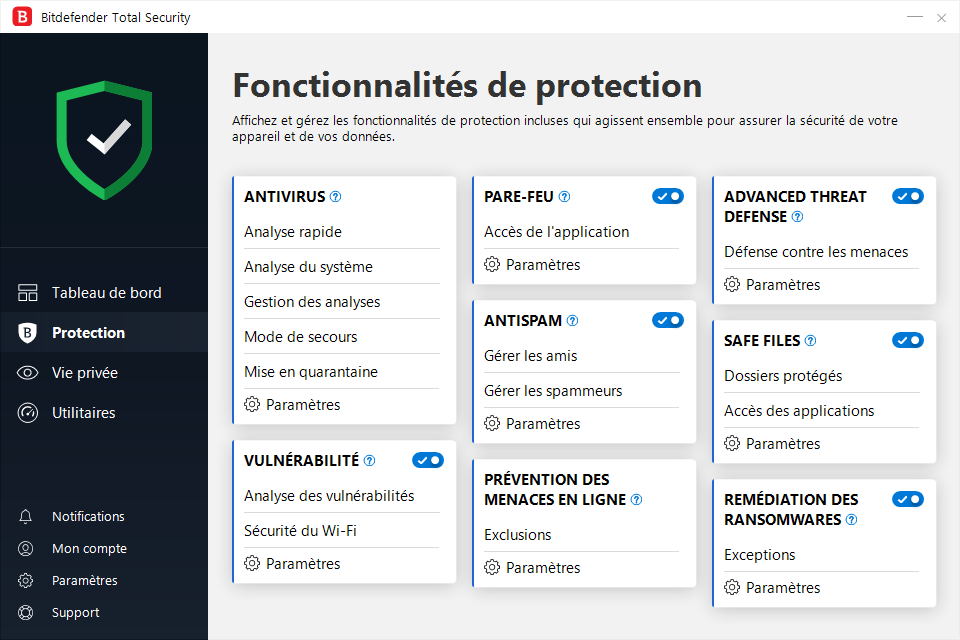 Bitdefender - protection