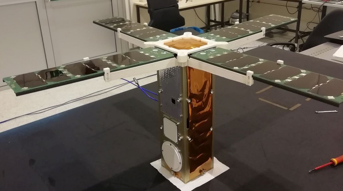 Le CubeSat 3U EyeSat issu du projet Janus. Crédits CNES