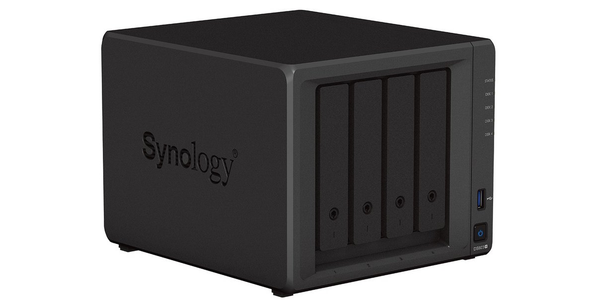 Le DiskStation DS923+ peut contenir jusqu'à 50 To de données. © Synology