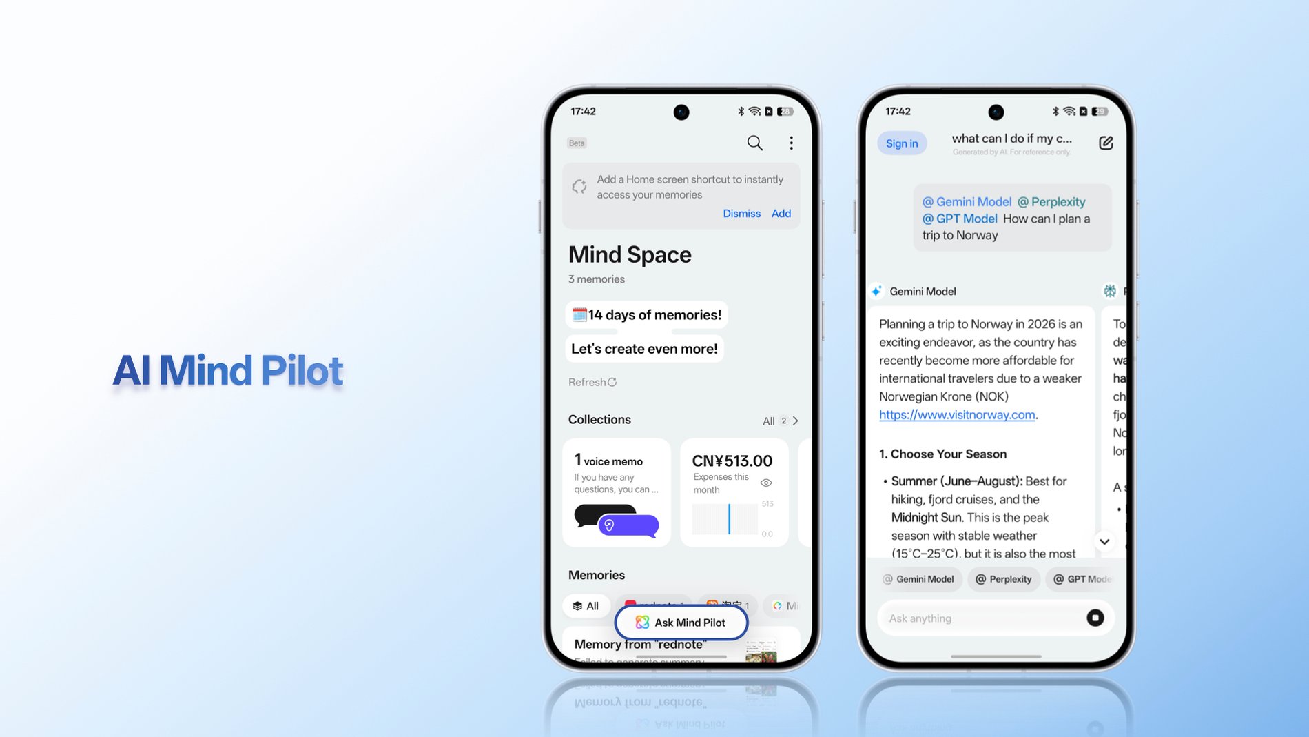 Un espace spécifique pour les fonctions IA a été créé. ©Oppo