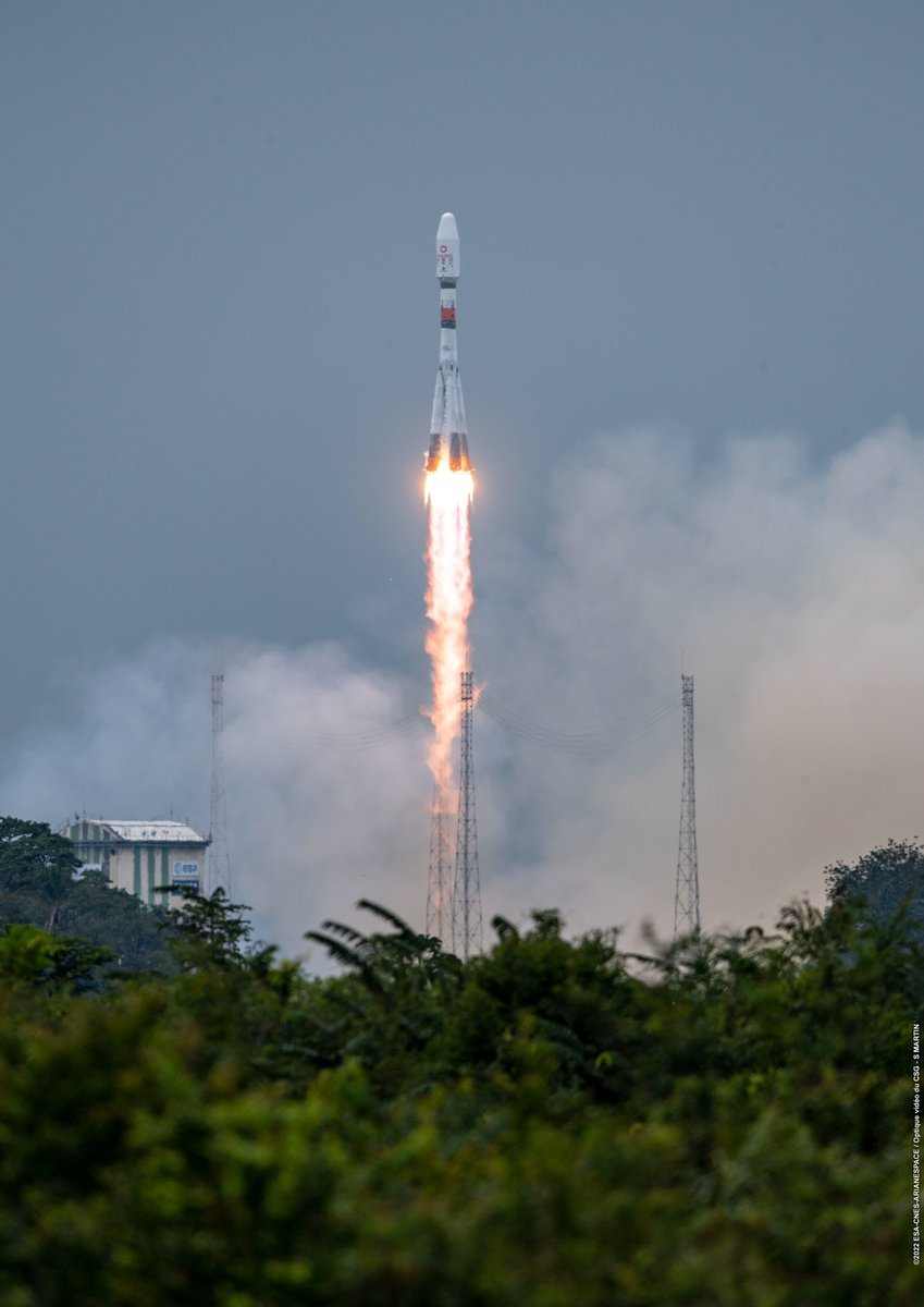 OneWeb et Soyouz, la page est tournée. © ESA/CNES/CSG/Arianespace/S. Martin