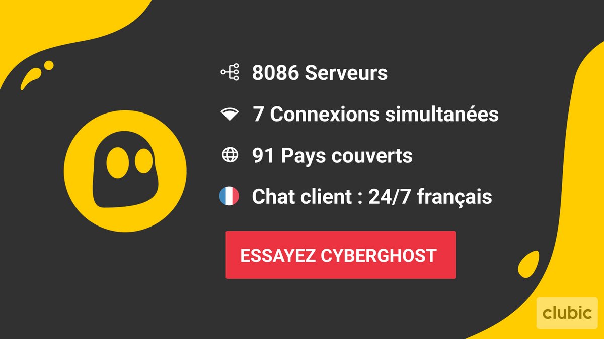 Cyberghost data juillet 2022