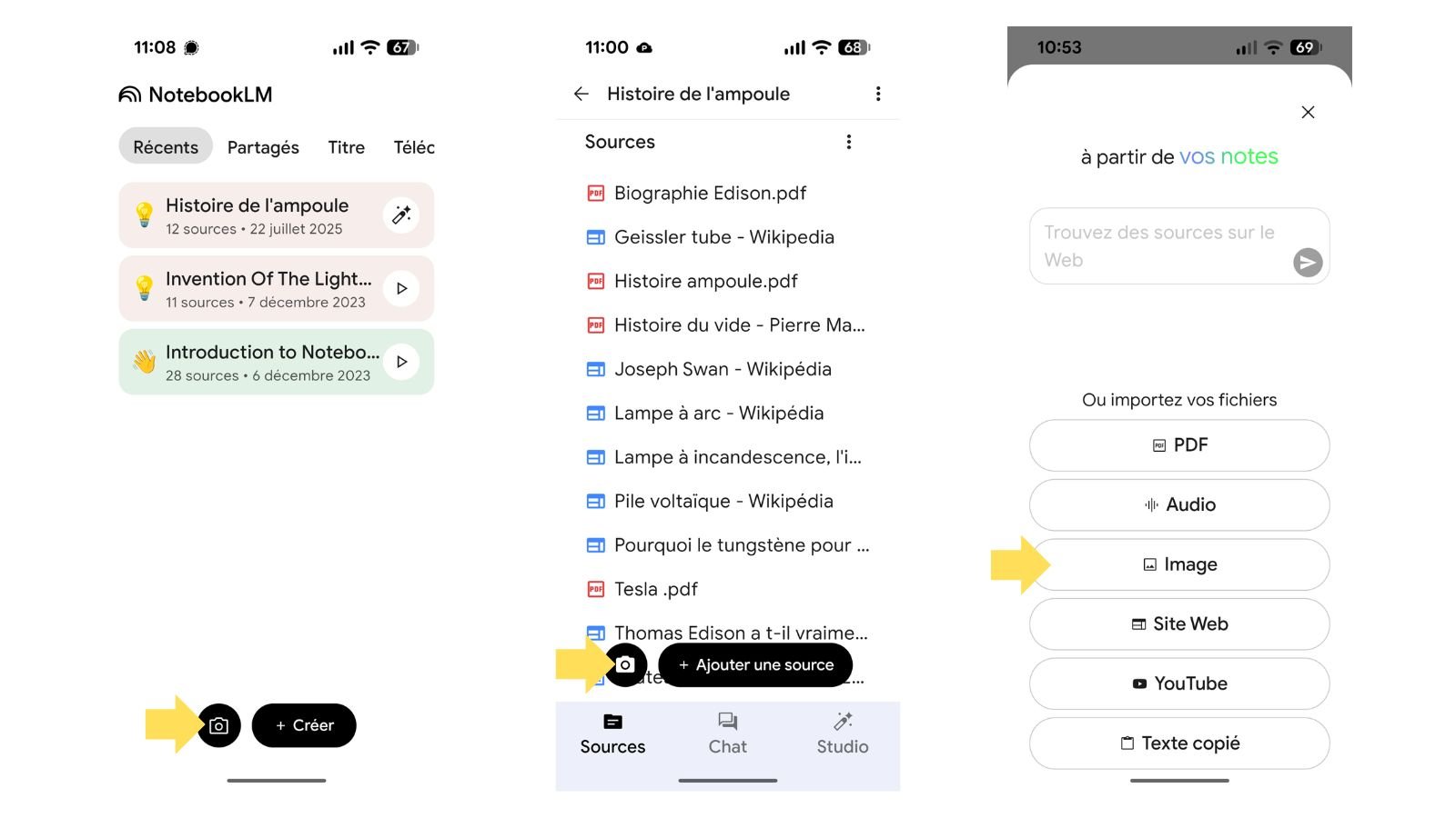 L'ajout d'images facilité dans NotebookLM. ©Google