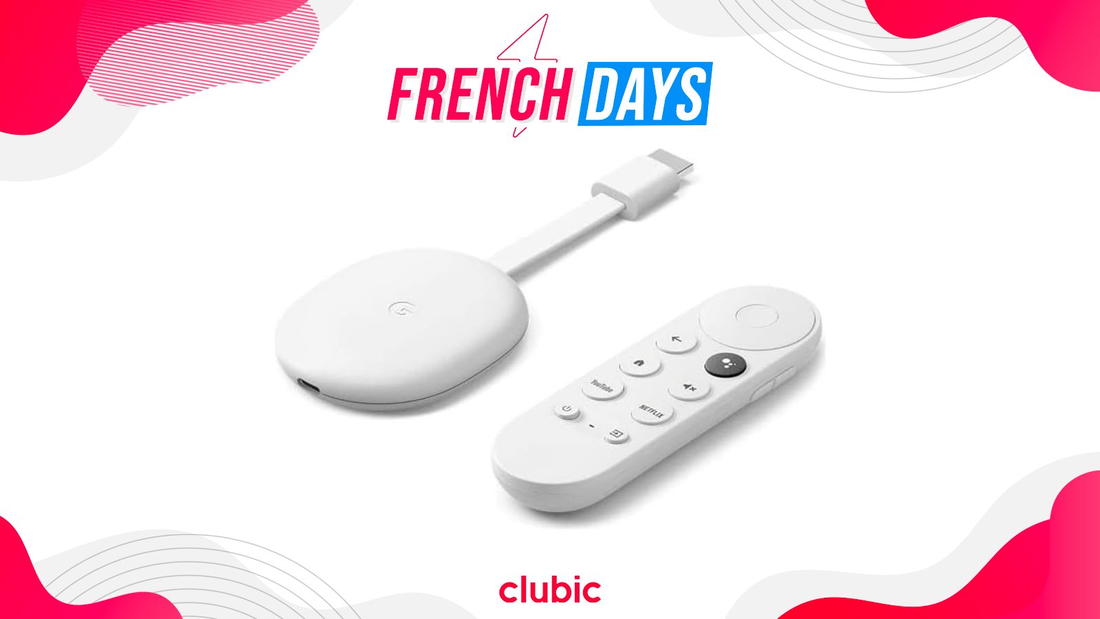 Le Chromecast avec Google TV version 4K, pour streamer vos plateformes préférées en UHD