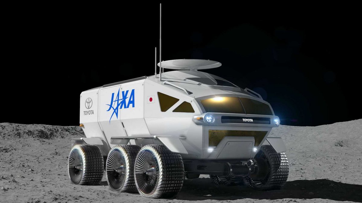 Le "Lunar Cruiser" de Toyota est considéré très sérieusement par l'agence japonaise... Mais il faudra l'emmener sur place avec un lancement à part. Crédits JAXA/Toyota