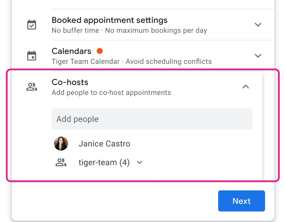 La planification de rendez-vous gagne en importance dans Google Agenda © Google