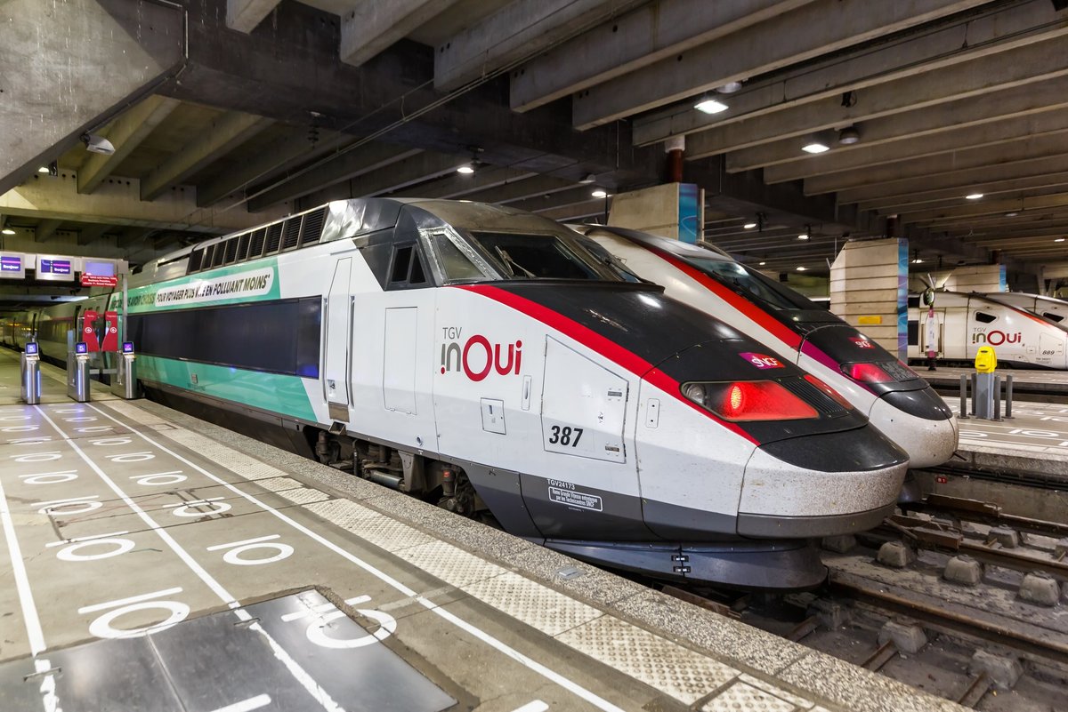De nombreux TGV restent à quai aujourd'hui en France © Markus Mainka / Shutterstock.com