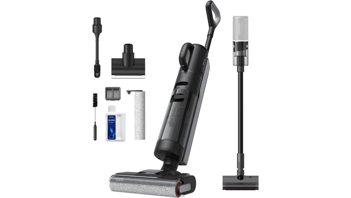 L'aspirateur balai laveur Dreame H12 Dual et ses accessoires