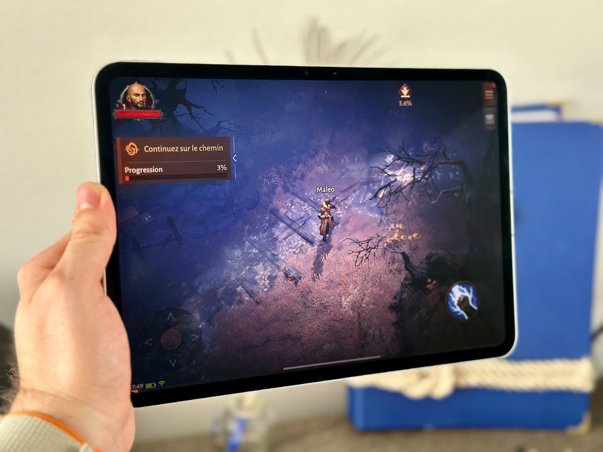 L'iPad Pro offre des performances graphiques surprenantes pour une tablette © Mathieu Grumiaux pour Clubic