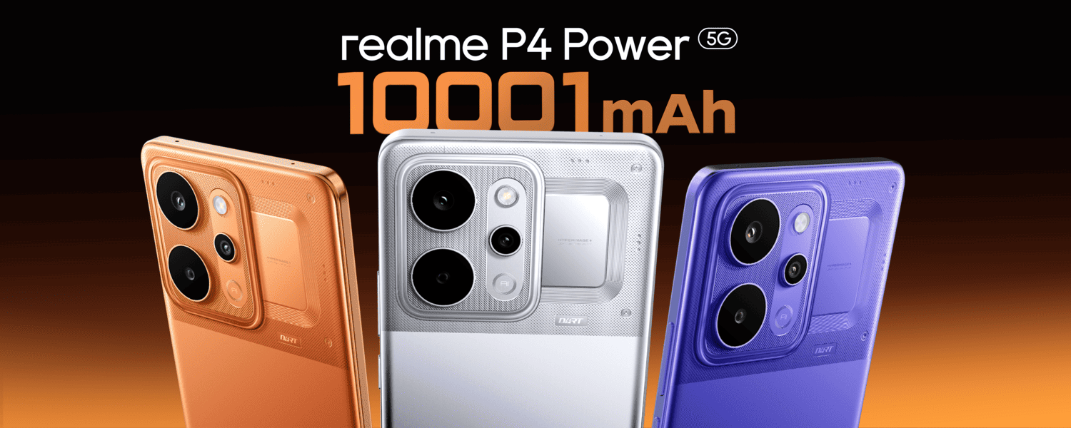 Le Realme P4 Power propose la plus grosse batterie du marché grand public. ©Realme