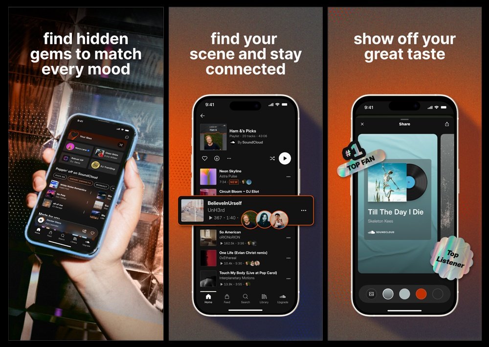 Longtemps perçu comme refuge des scènes émergentes, SoundCloud revendique son ADN de réseau musical et ajuste son interface pour le rendre tangible. © SoundCloud