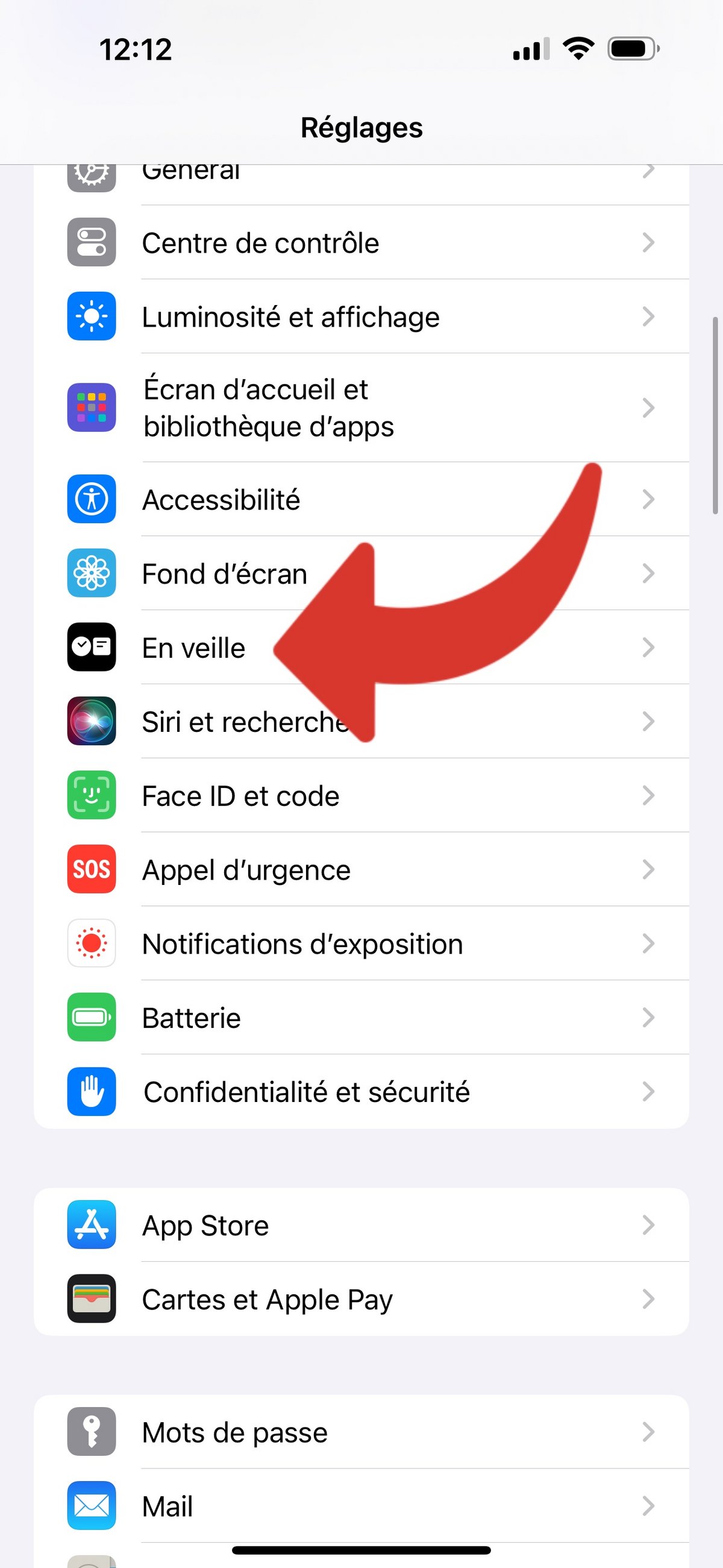 iOS 17 En veille