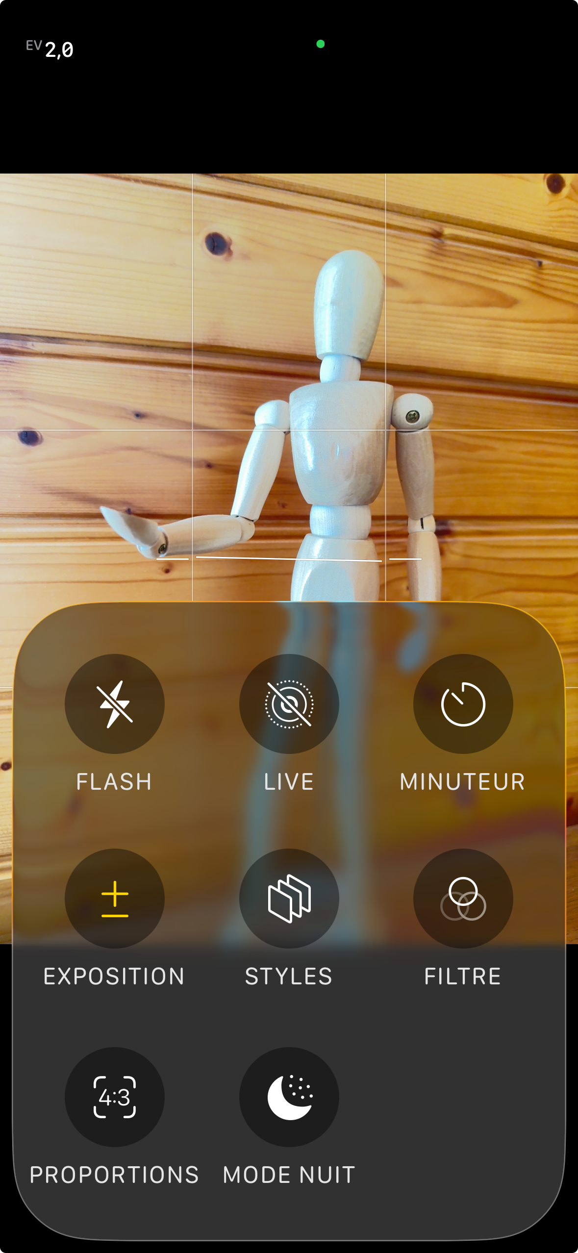 l'app Appareil Photo