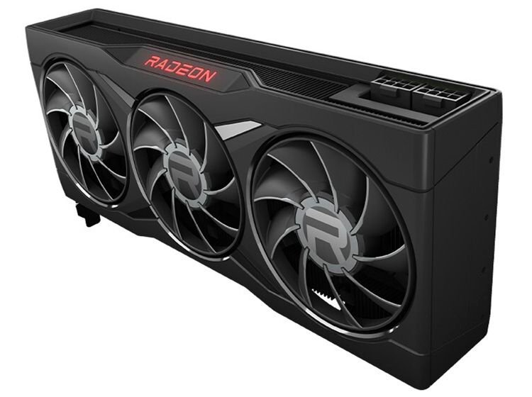 Voilà à quoi pourrait ressembler la Radeon RX 6950 XT « midnight black » © WCCFTech
