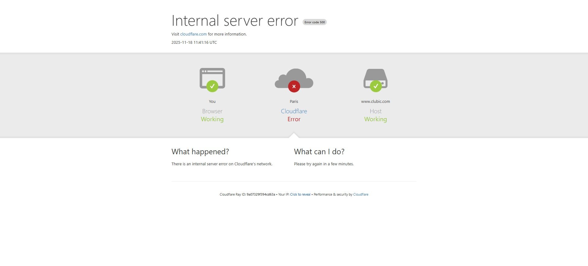 Voici le genre de page sur lequel vous pouvez tomber. © Alexandre Boero / Clubic