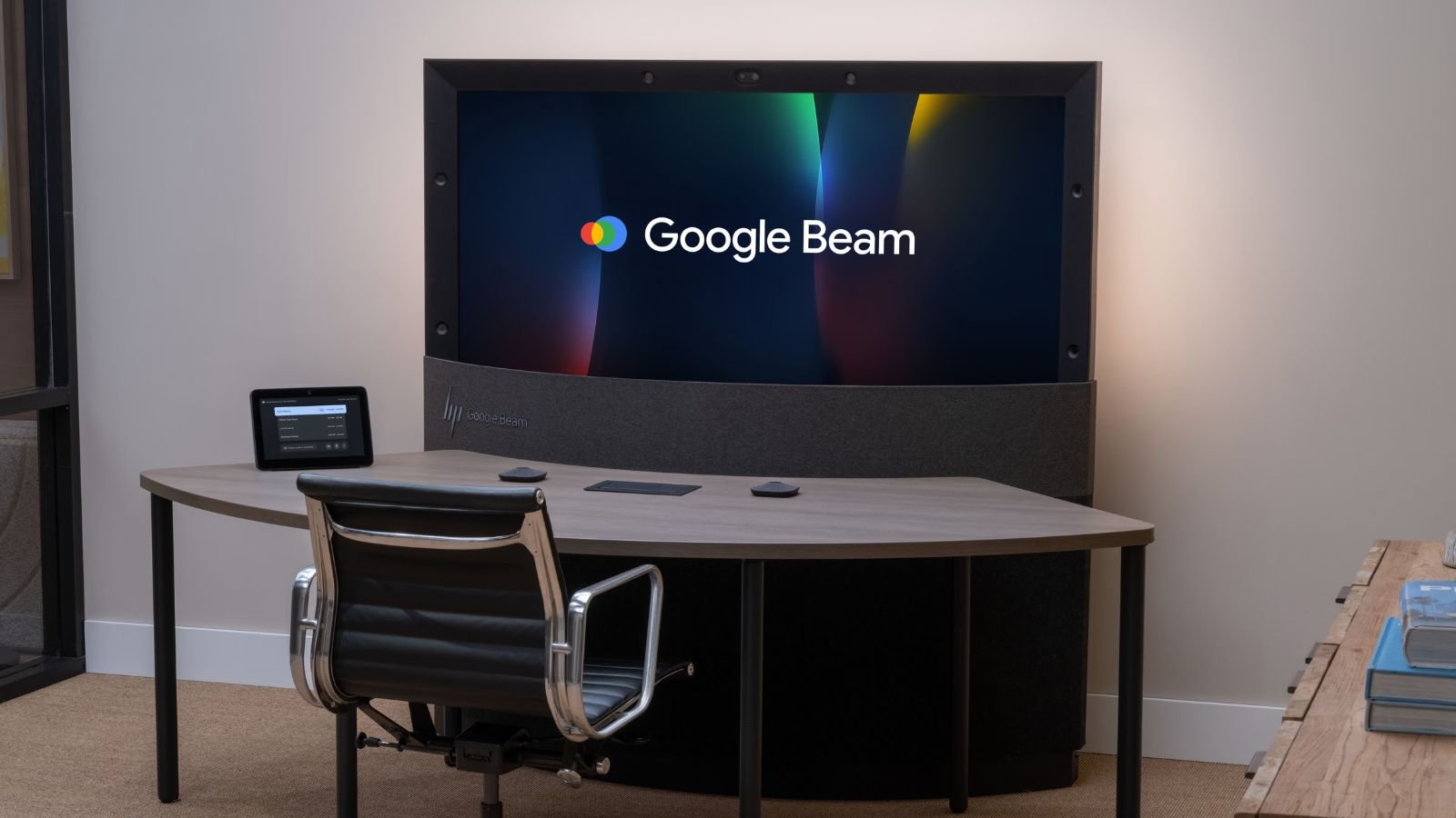 Google et HP réinventent la visioconférence. ©Google / HP / Modifié pour Clubic