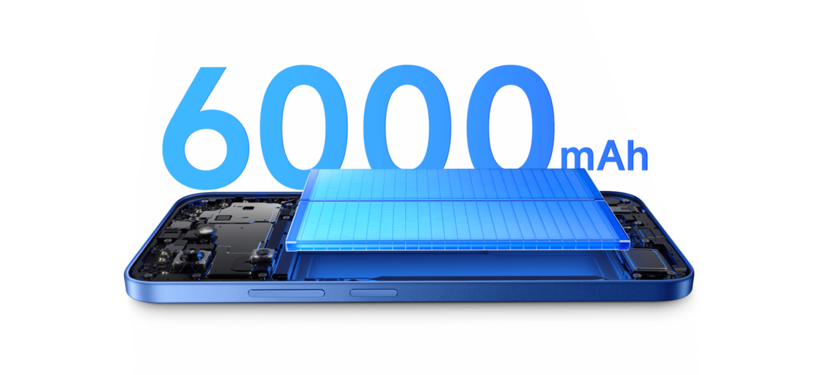 Un peu plus modeste, le Redmi 15C offre une batterie de 6000 mAh. ©Xiaomi