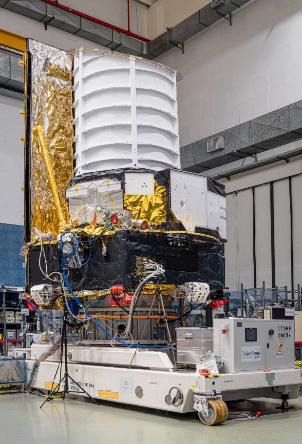 Euclid reste à l'affut. Mais sortira-t-il d'une salle blanche avant fin 2024 ? © Thales Alenia Space