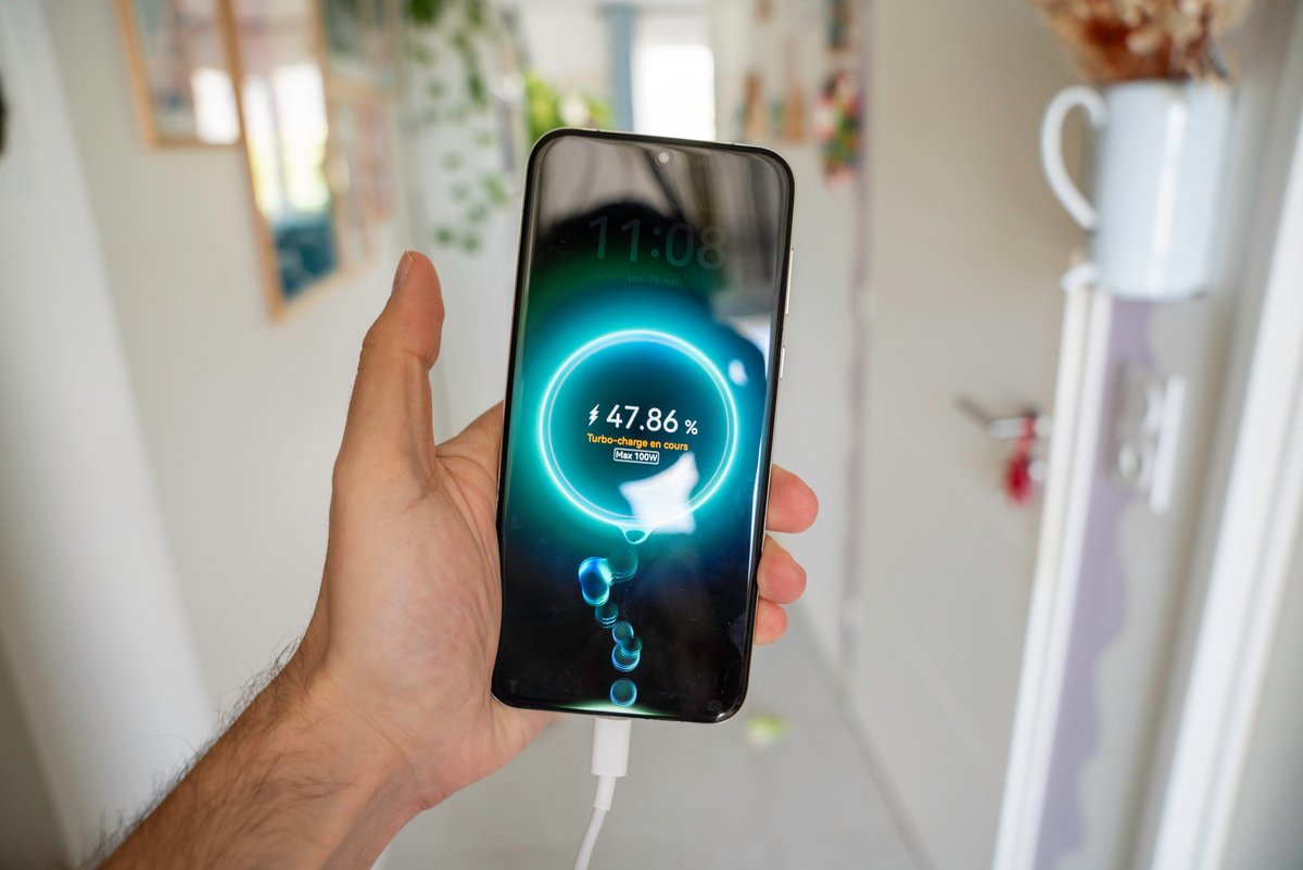 La recharge est plutôt rapide © Pierre Crochart pour Clubic